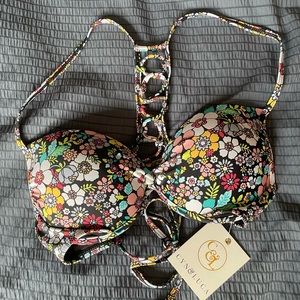 CYN & LUCA Floral Two Piece Swim Suit